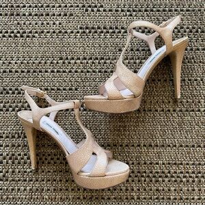 Miu Miu Beige Strappy Heels Size 38